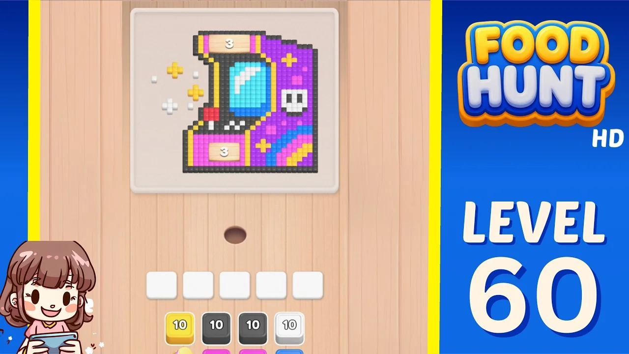 Food Hunt Level 60 board layout