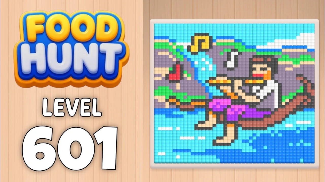 Food Hunt Level 601 board layout