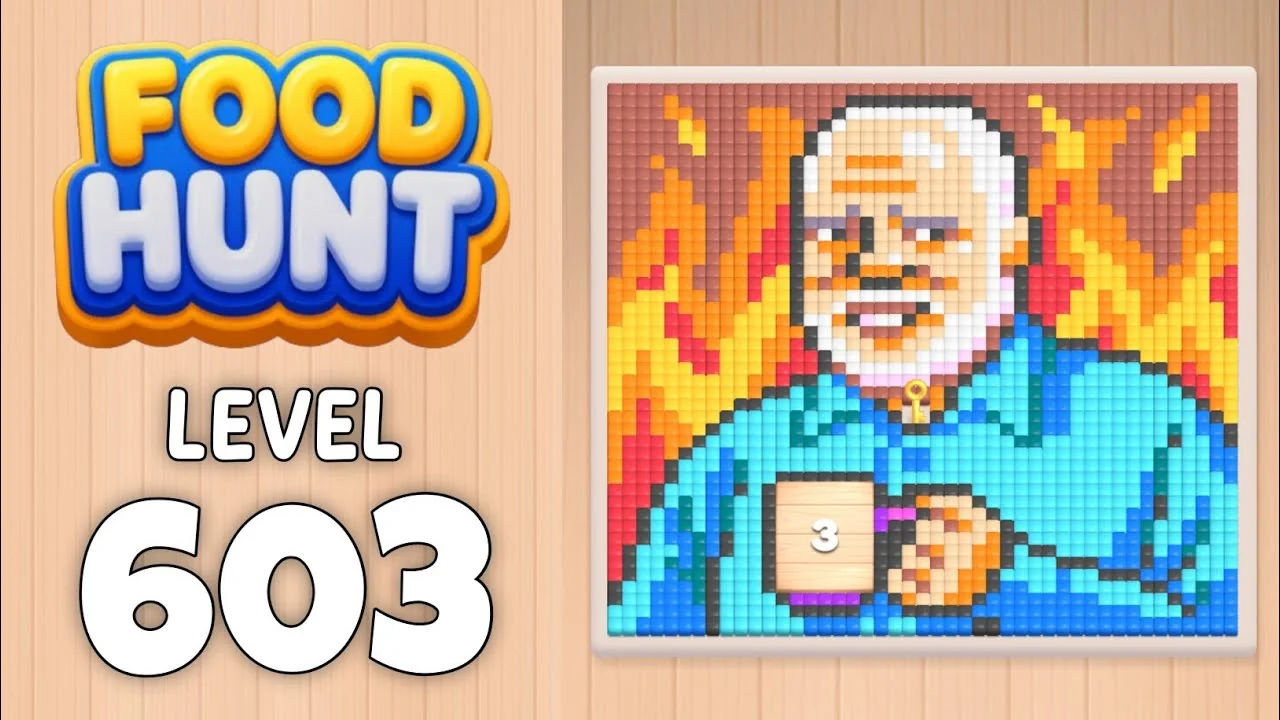 Food Hunt Level 603 board layout