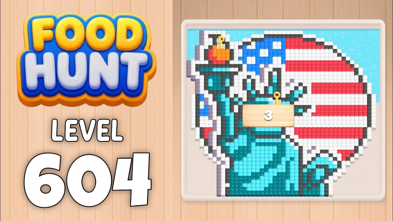Food Hunt Level 604 board layout