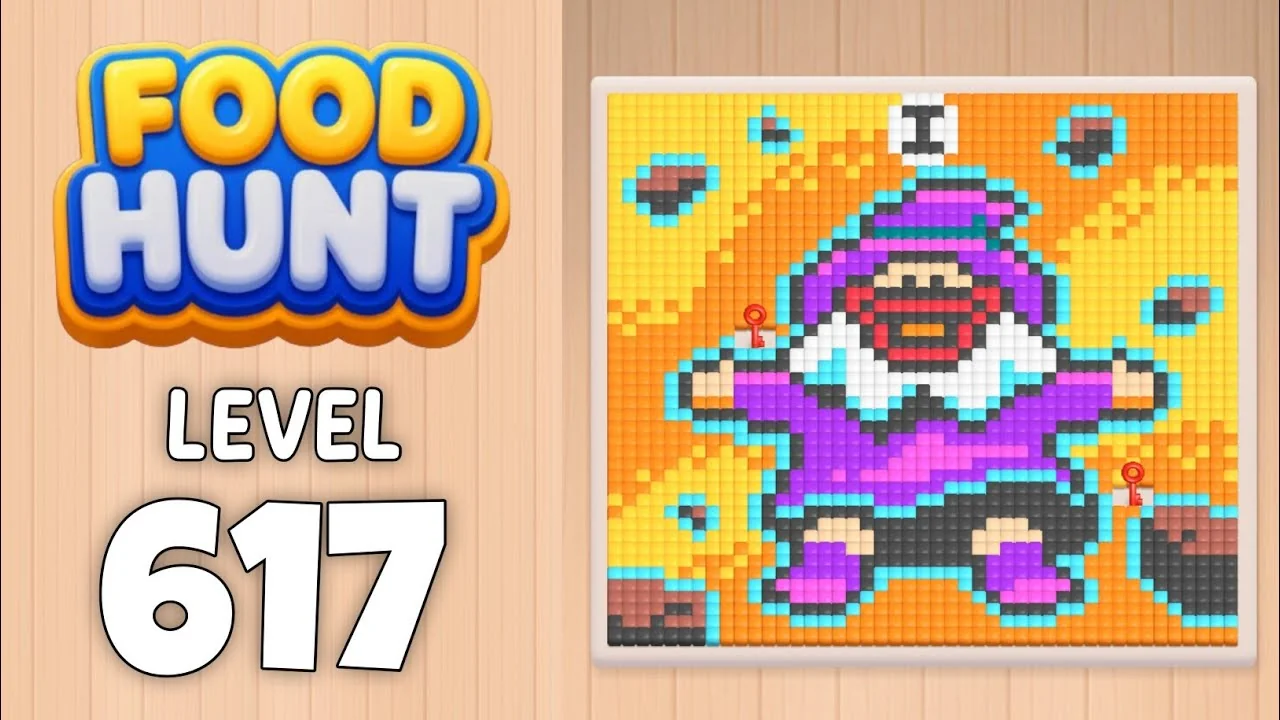 Food Hunt Level 617 board layout
