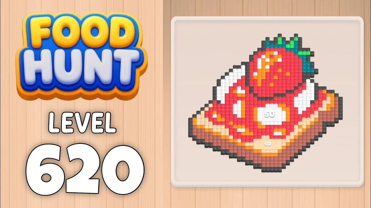 Food Hunt Level 620 board layout