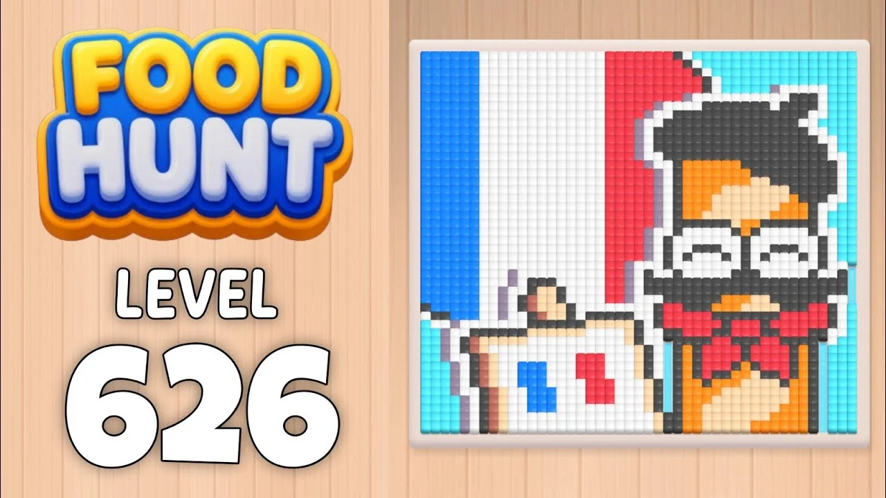 Food Hunt Level 626 board layout