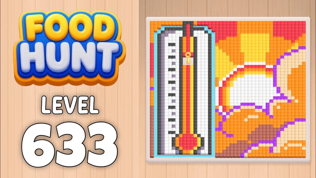 Food Hunt Level 633 board layout