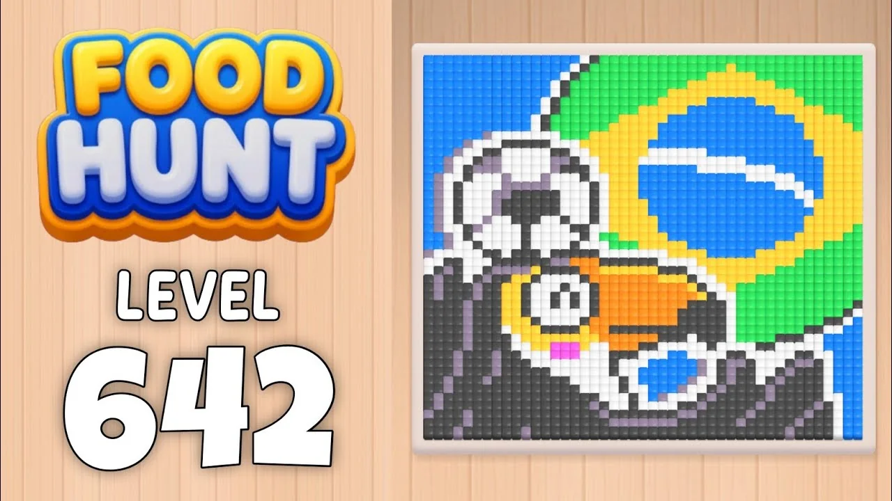 Food Hunt Level 642 board layout