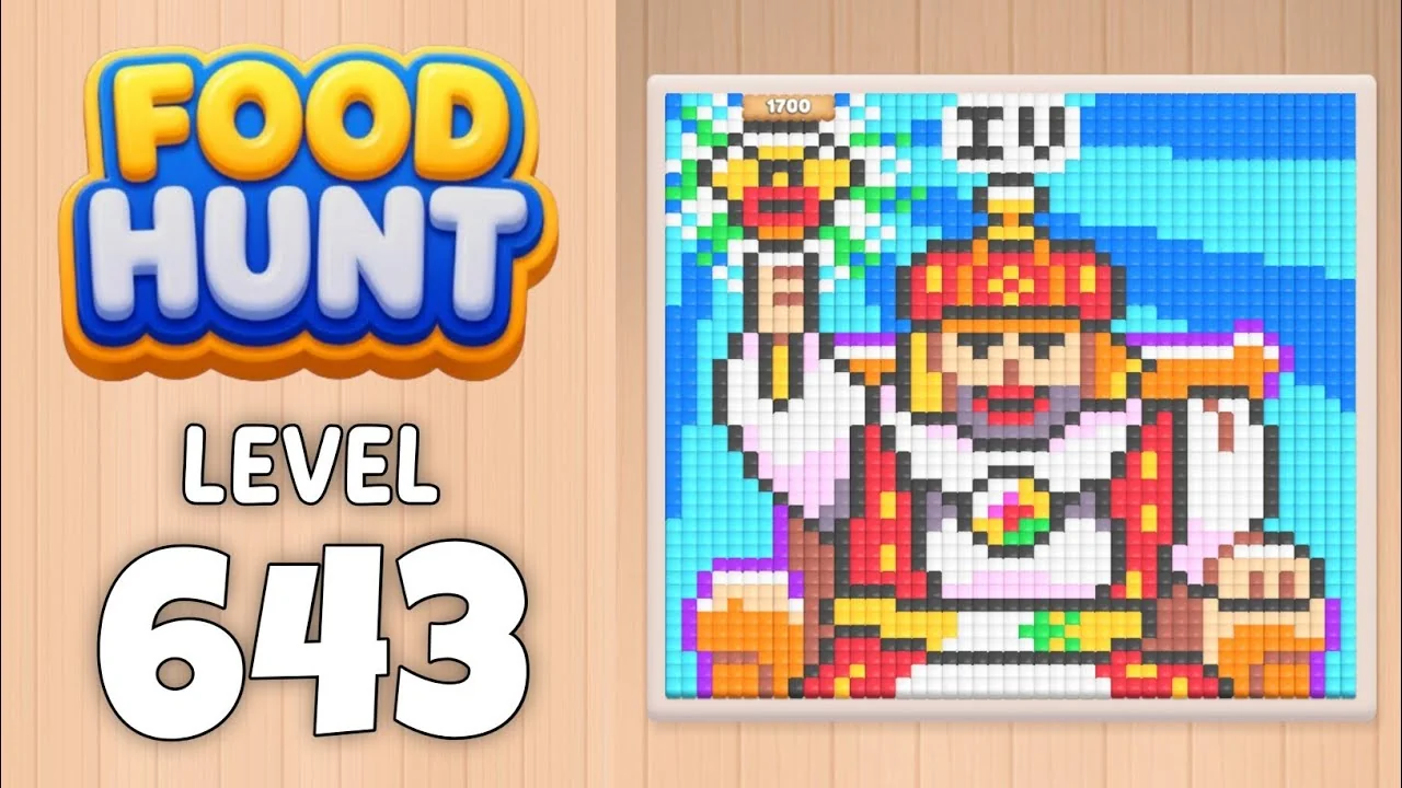 Food Hunt Level 643 board layout