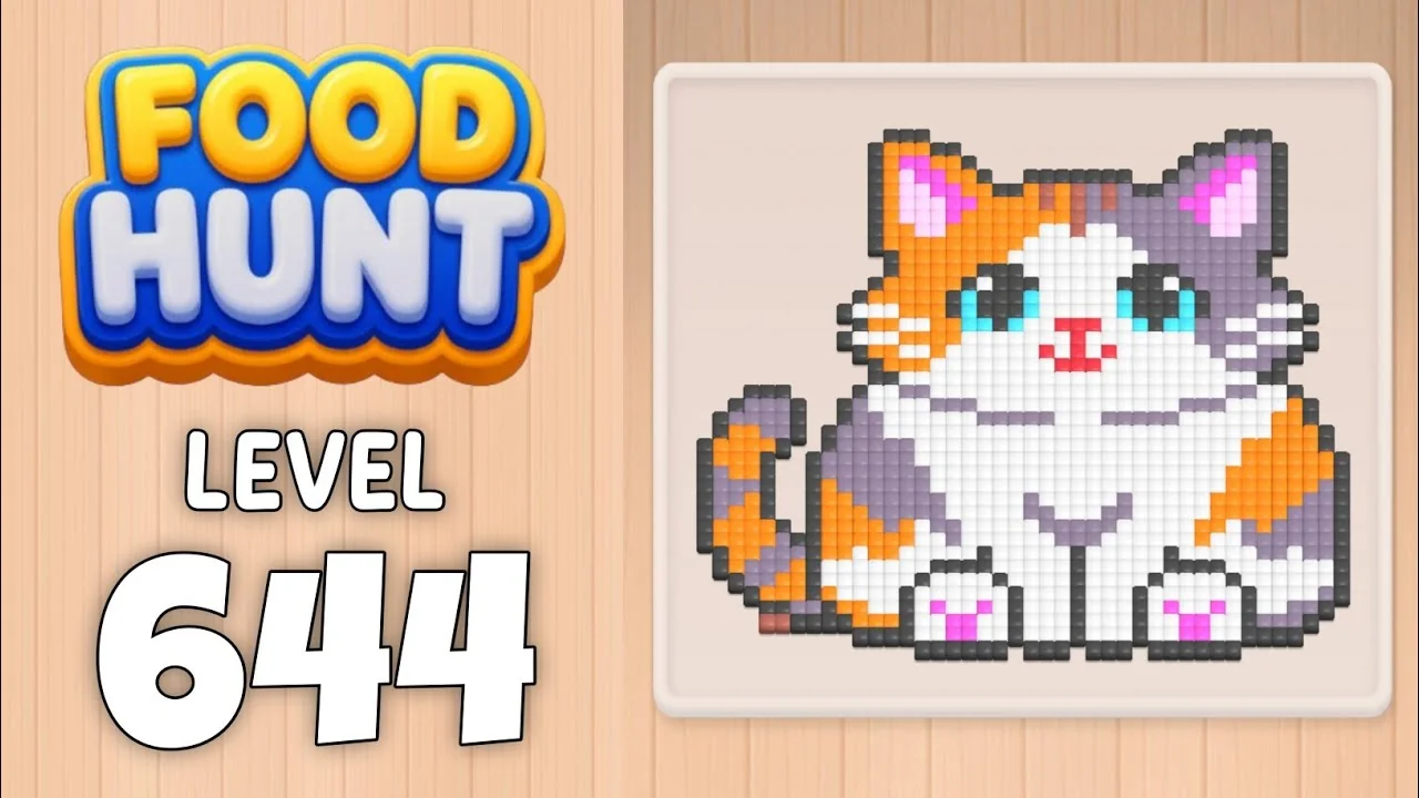 Food Hunt Level 644 board layout