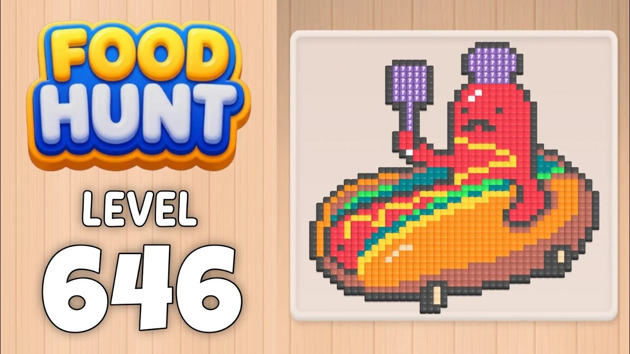 Food Hunt Level 646 board layout