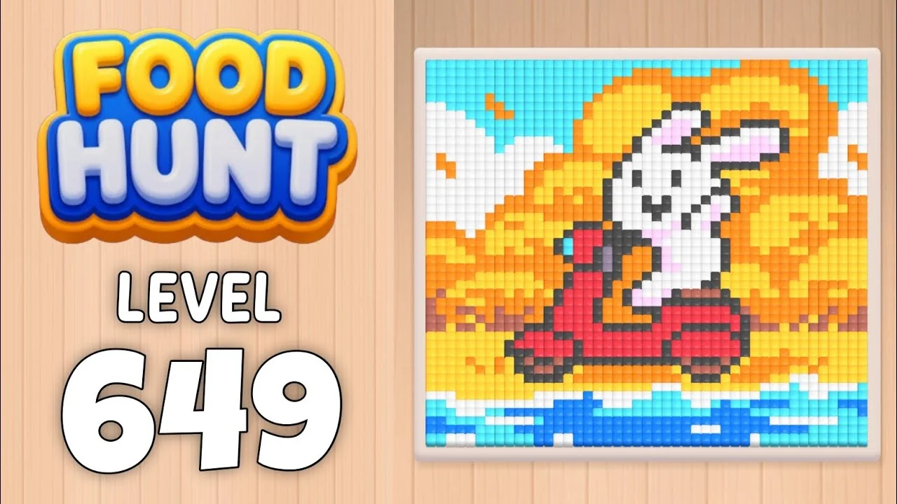 Food Hunt Level 649 board layout