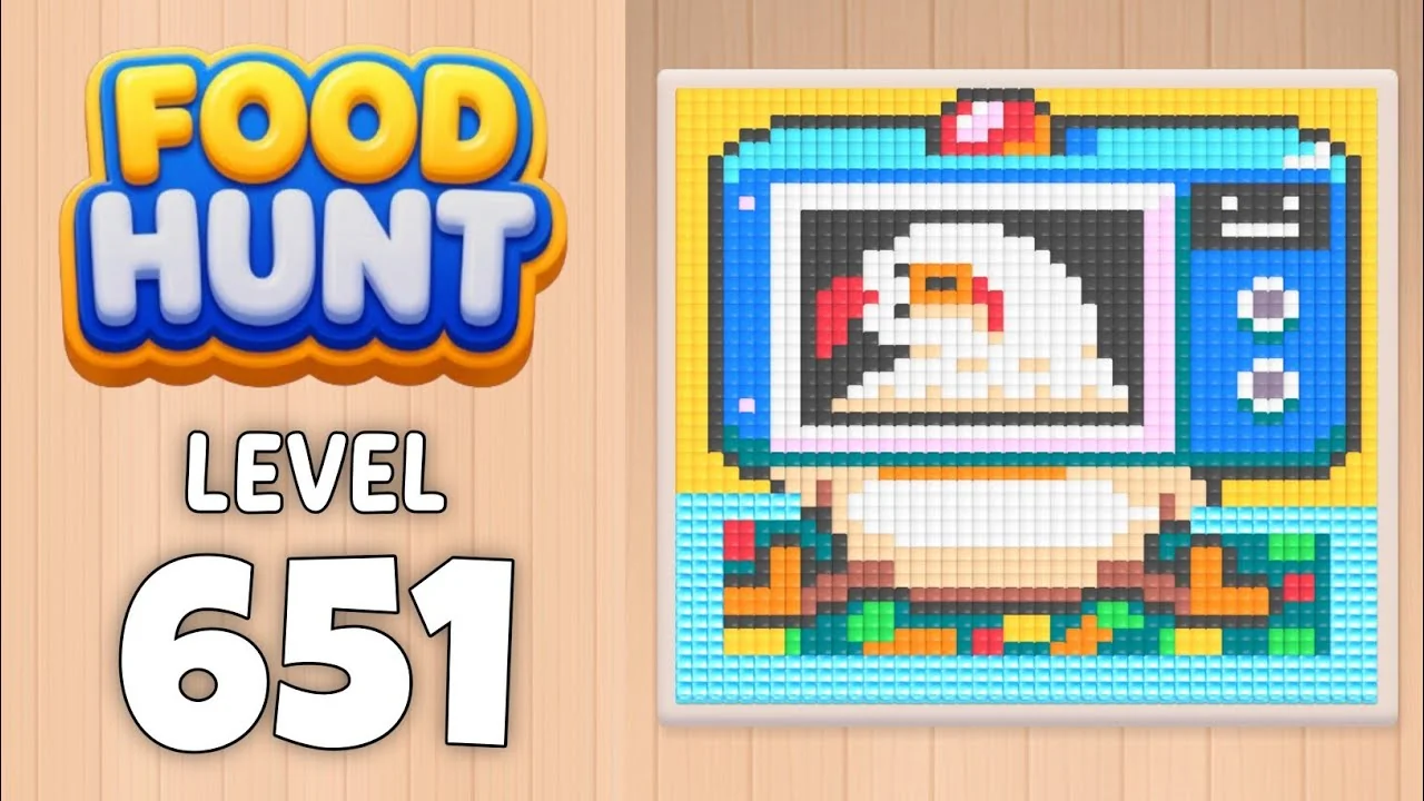 Food Hunt Level 651 board layout
