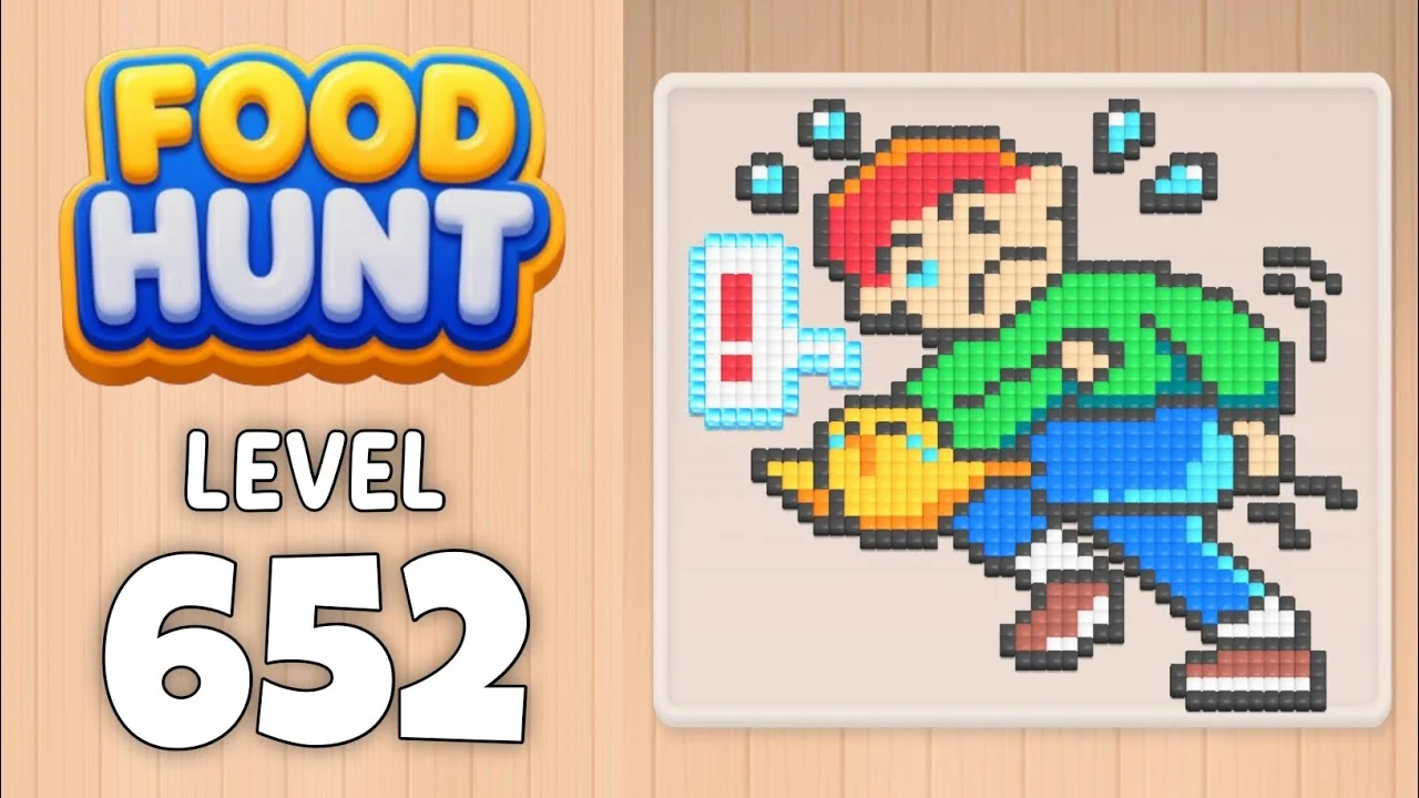 Food Hunt Level 652 board layout