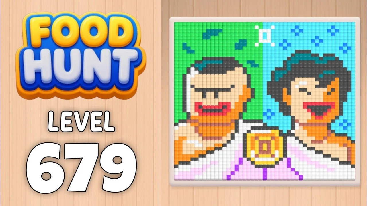 Food Hunt Level 679 board layout
