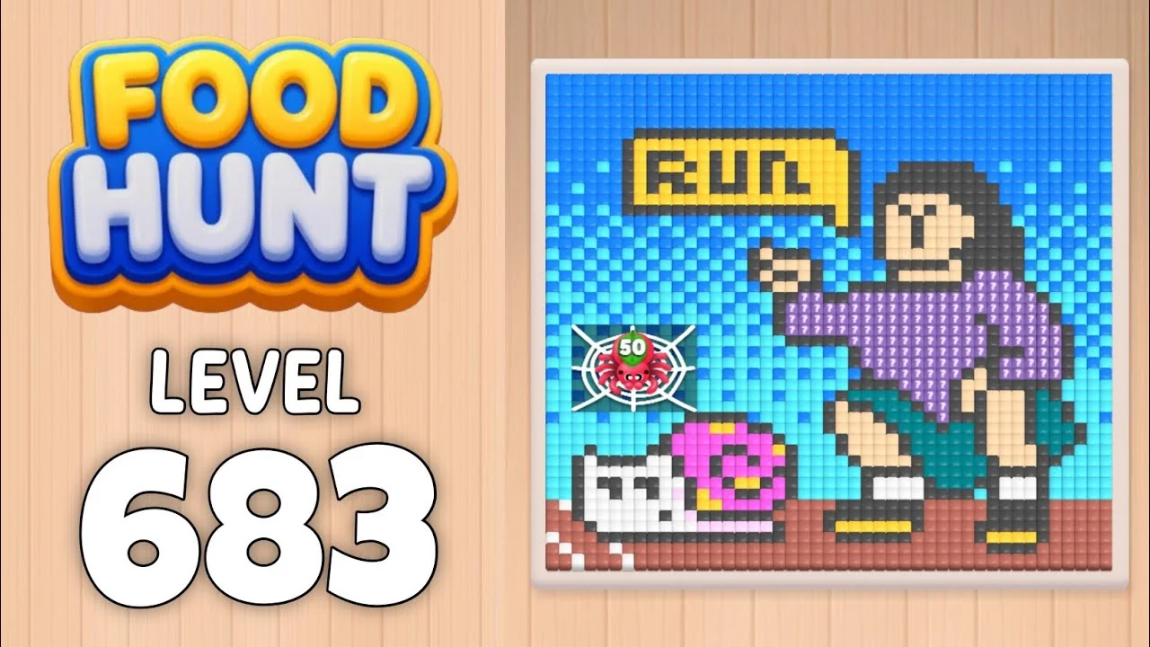 Food Hunt Level 683 board layout
