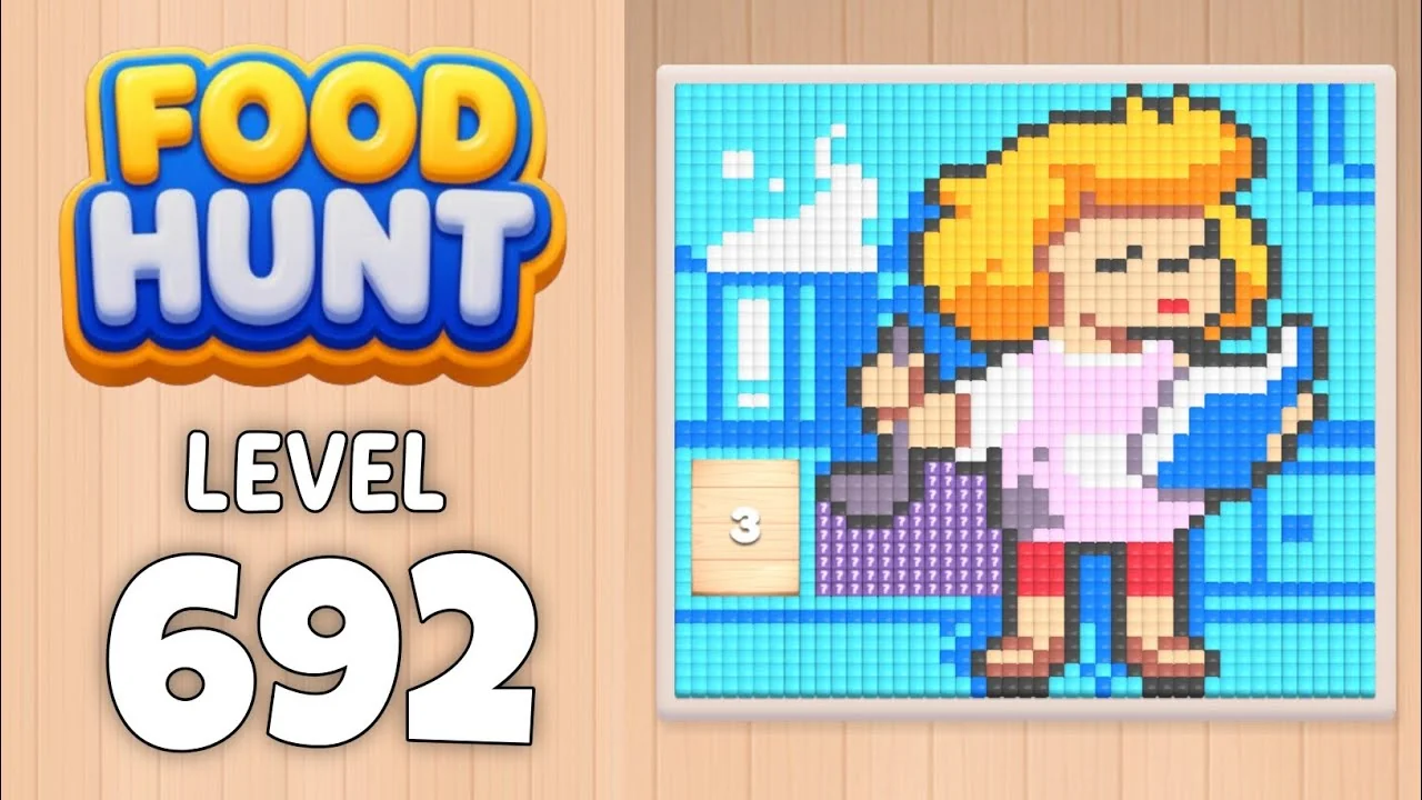 Food Hunt Level 692 board layout