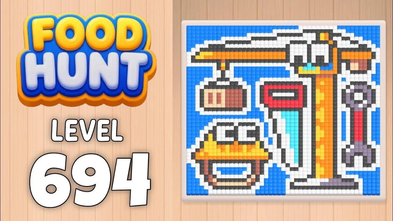 Food Hunt Level 694 board layout