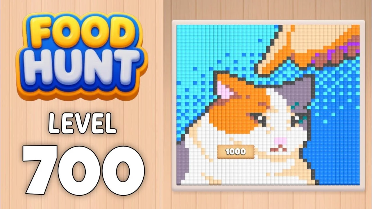 Food Hunt Level 700 board layout