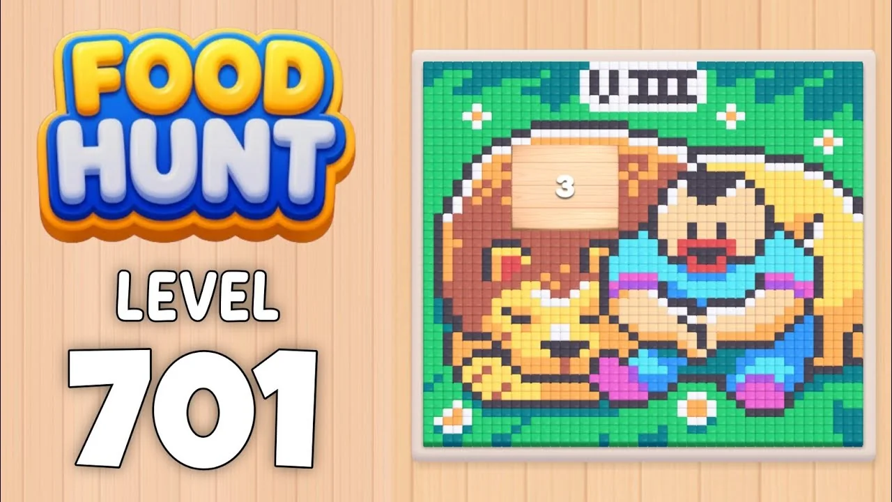 Food Hunt Level 701 board layout