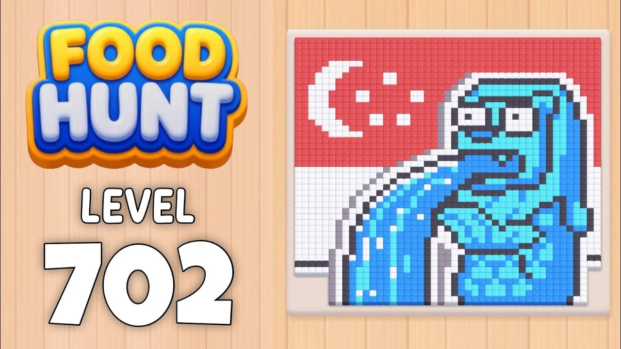Food Hunt Level 702 board layout