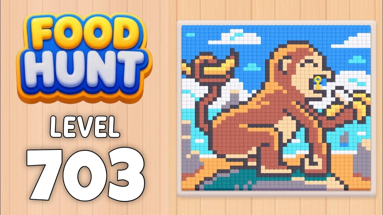 Food Hunt Level 703 board layout