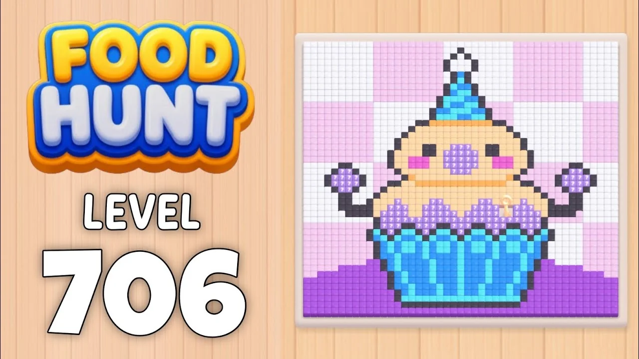 Food Hunt Level 706 board layout