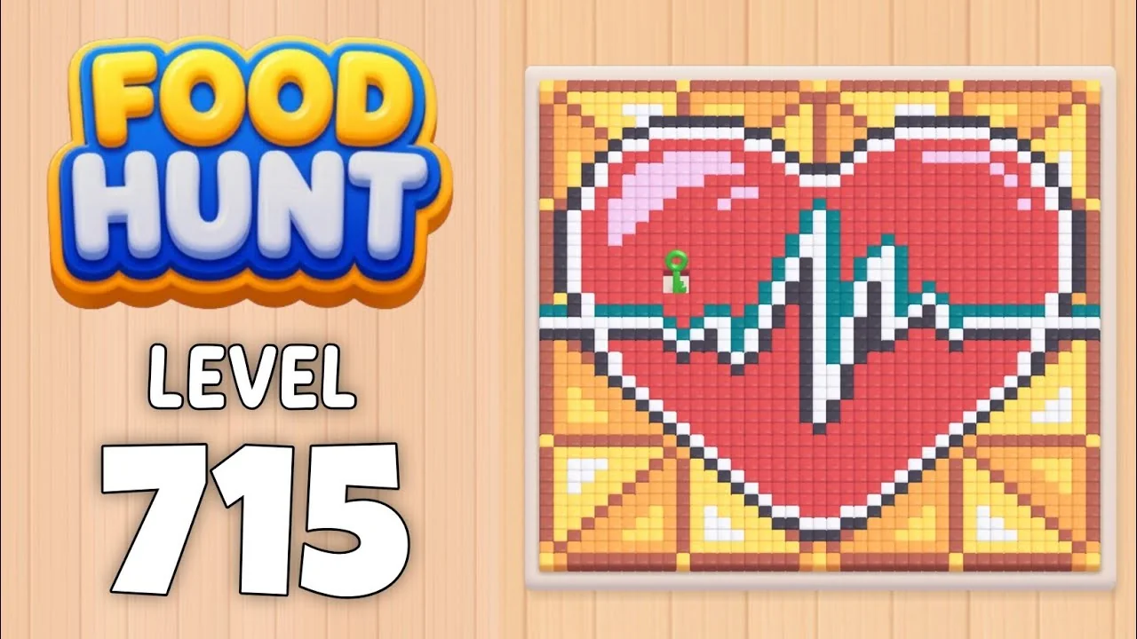 Food Hunt Level 715 board layout