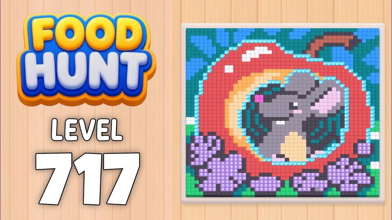Food Hunt Level 717 board layout
