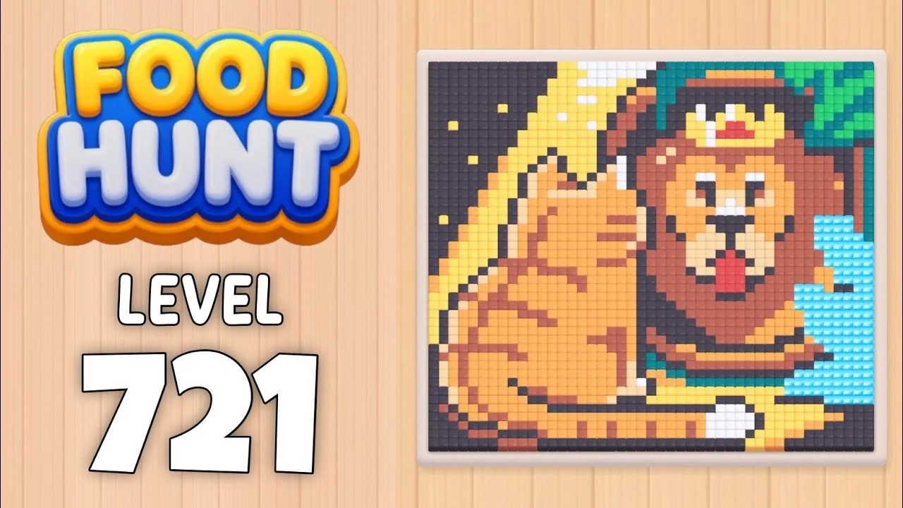 Food Hunt Level 721 board layout