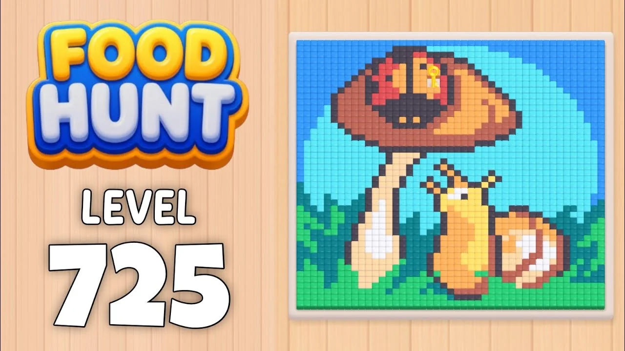Food Hunt Level 725 board layout
