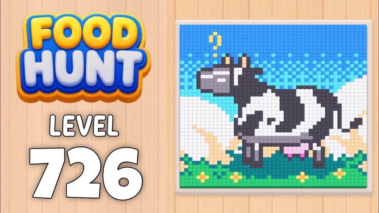 Food Hunt Level 726 board layout