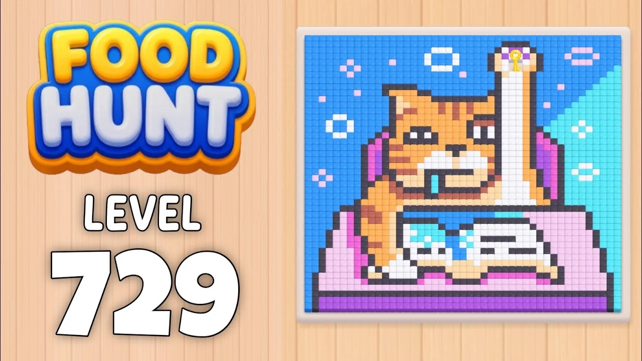 Food Hunt Level 729 board layout