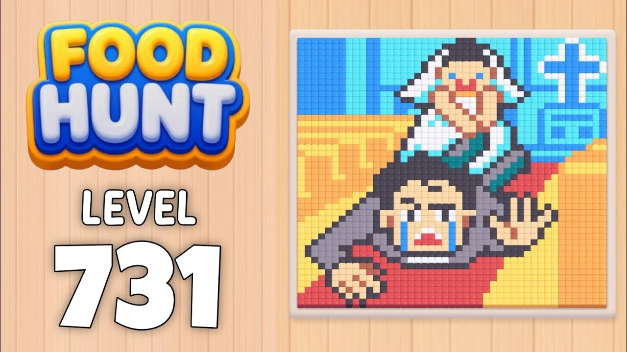 Food Hunt Level 731 board layout