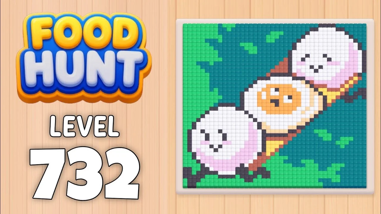 Food Hunt Level 732 board layout