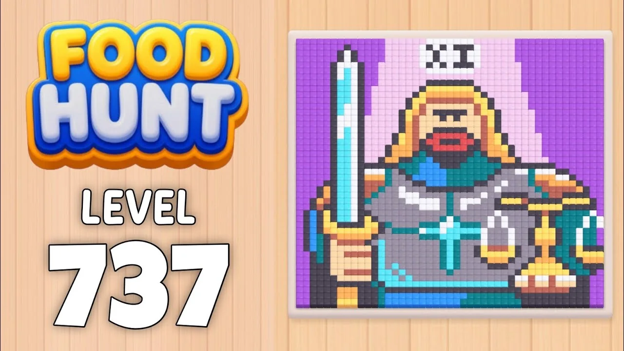 Food Hunt Level 737 board layout
