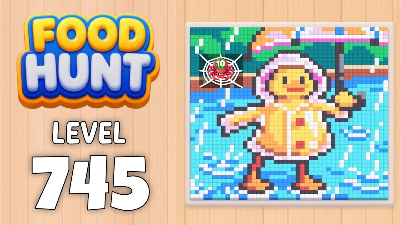 Food Hunt Level 745 board layout