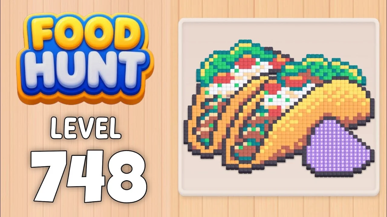 Food Hunt Level 748 board layout
