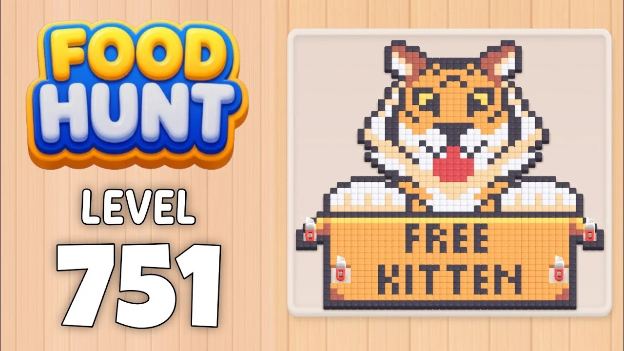Food Hunt Level 751 board layout