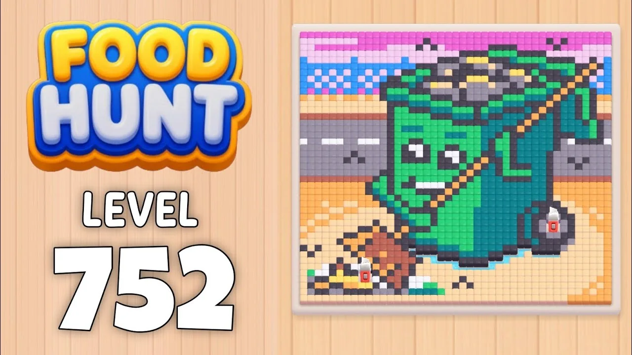 Food Hunt Level 752 board layout