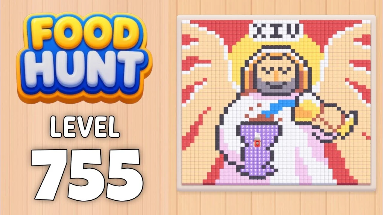 Food Hunt Level 755 board layout