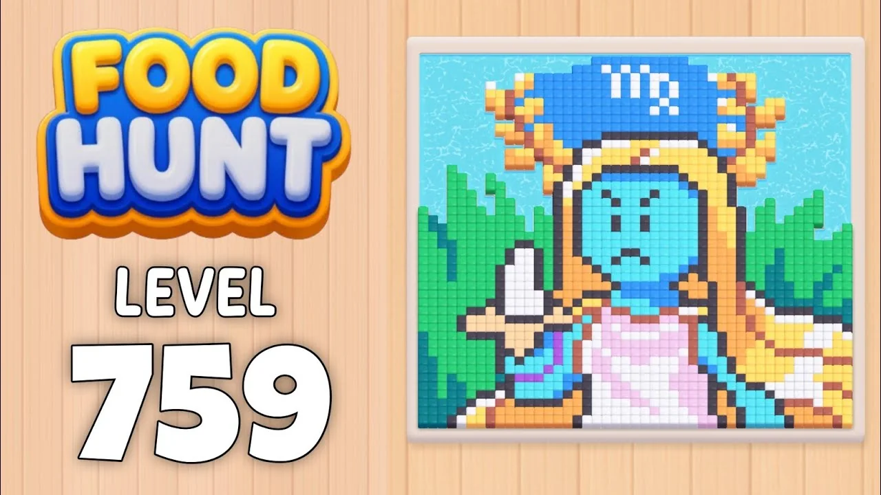 Food Hunt Level 759 board layout