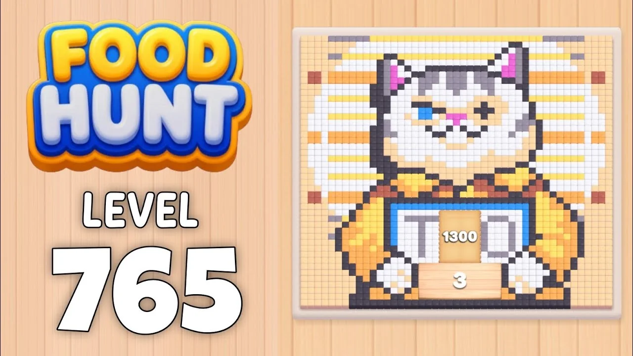 Food Hunt Level 765 board layout