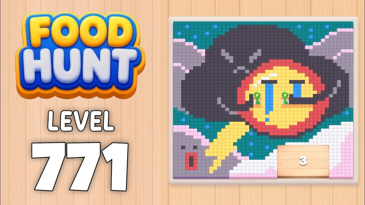 Food Hunt Level 771 board layout