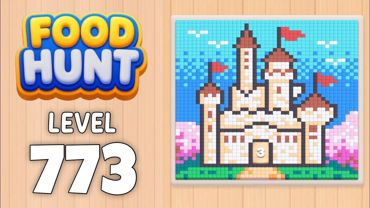 Food Hunt Level 773 board layout