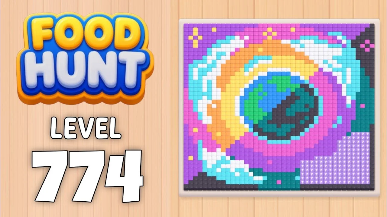 Food Hunt Level 774 board layout