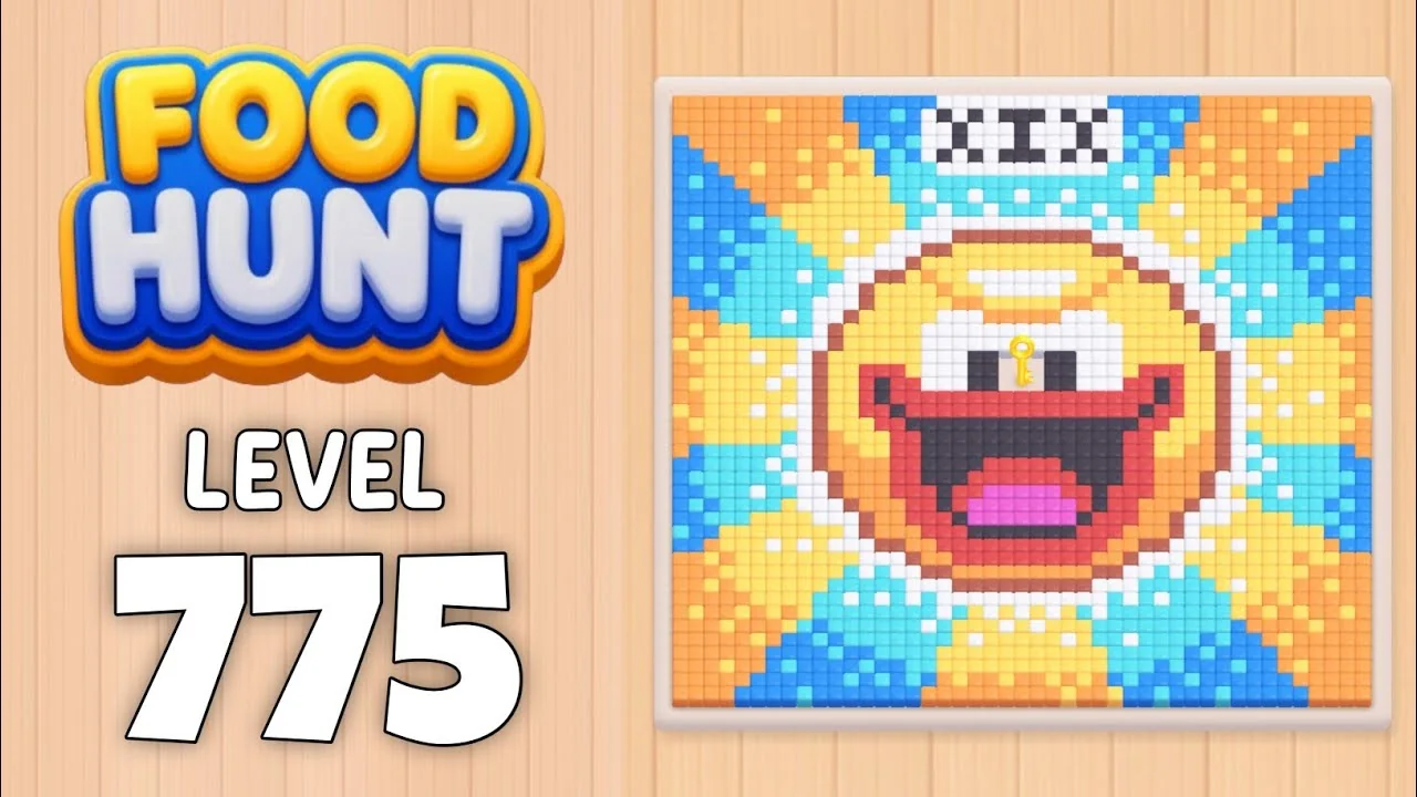 Food Hunt Level 775 board layout