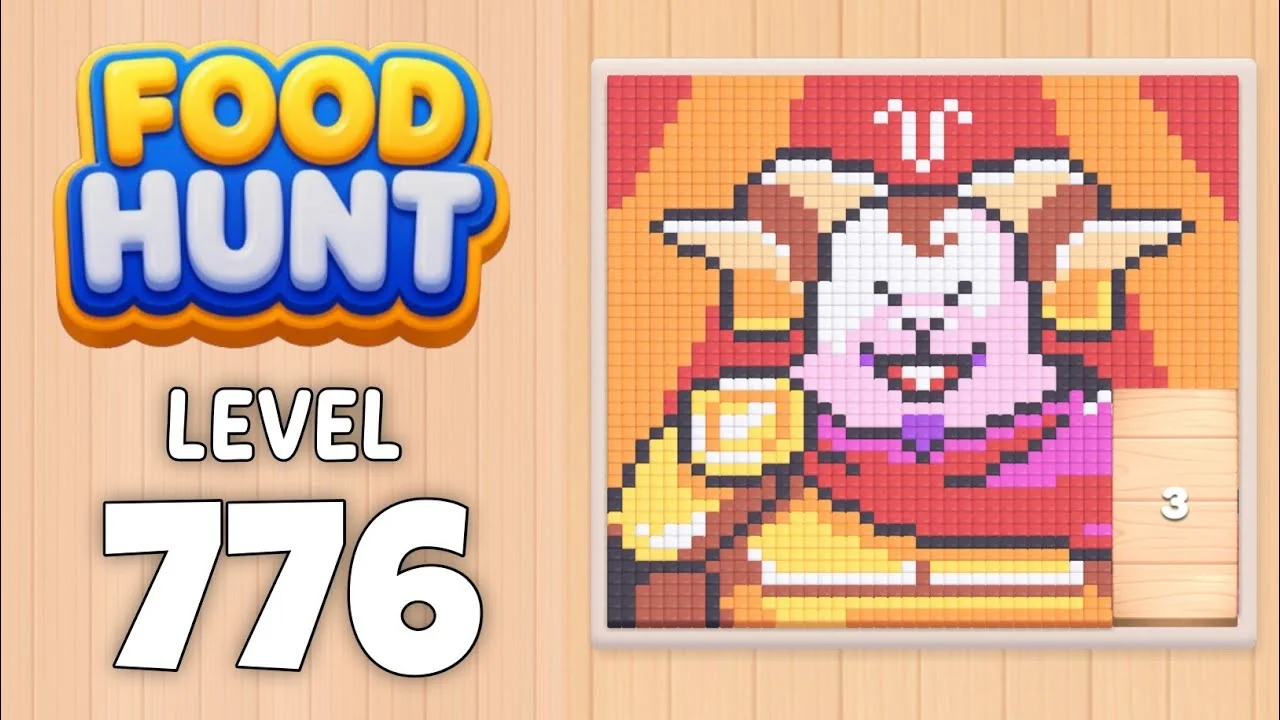Food Hunt Level 776 board layout