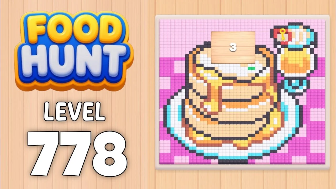 Food Hunt Level 778 board layout