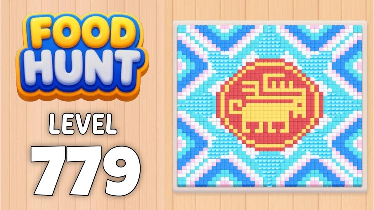 Food Hunt Level 779 board layout