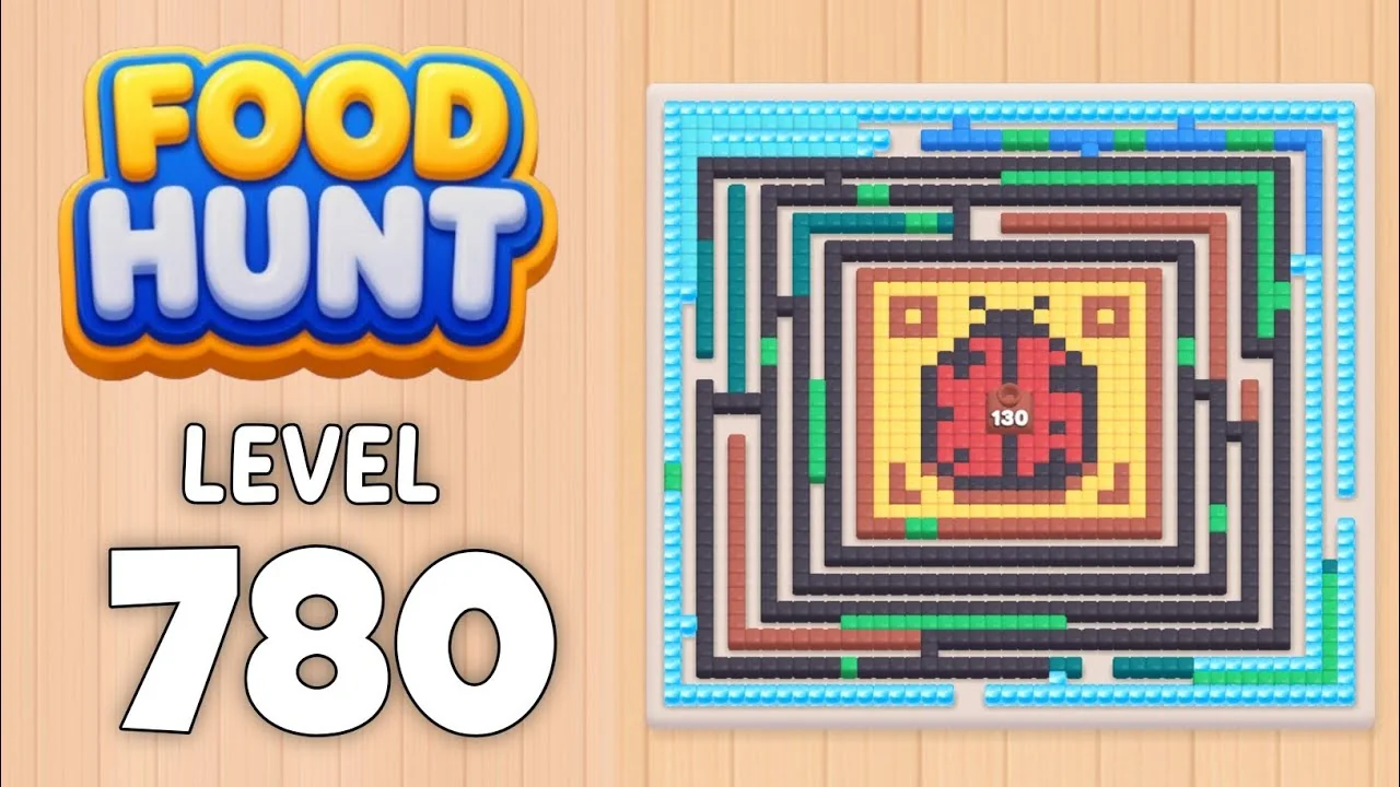 Food Hunt Level 780 board layout