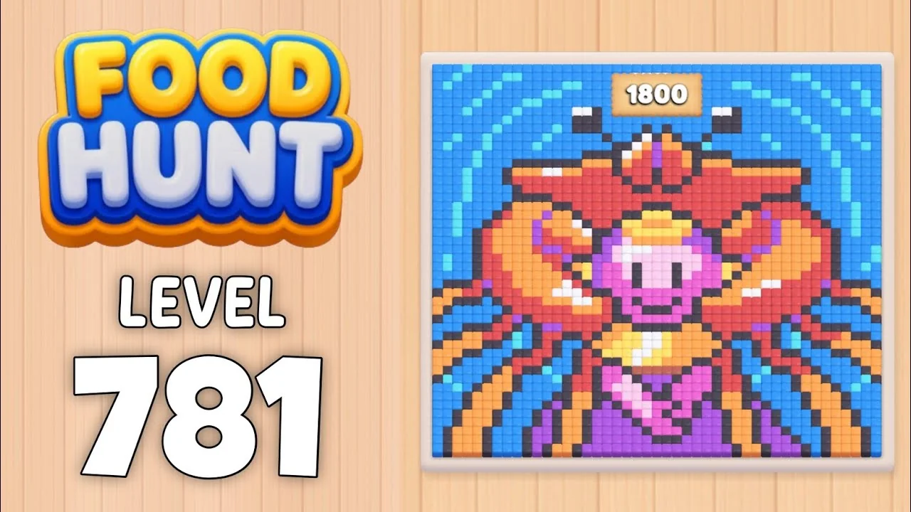 Food Hunt Level 781 board layout