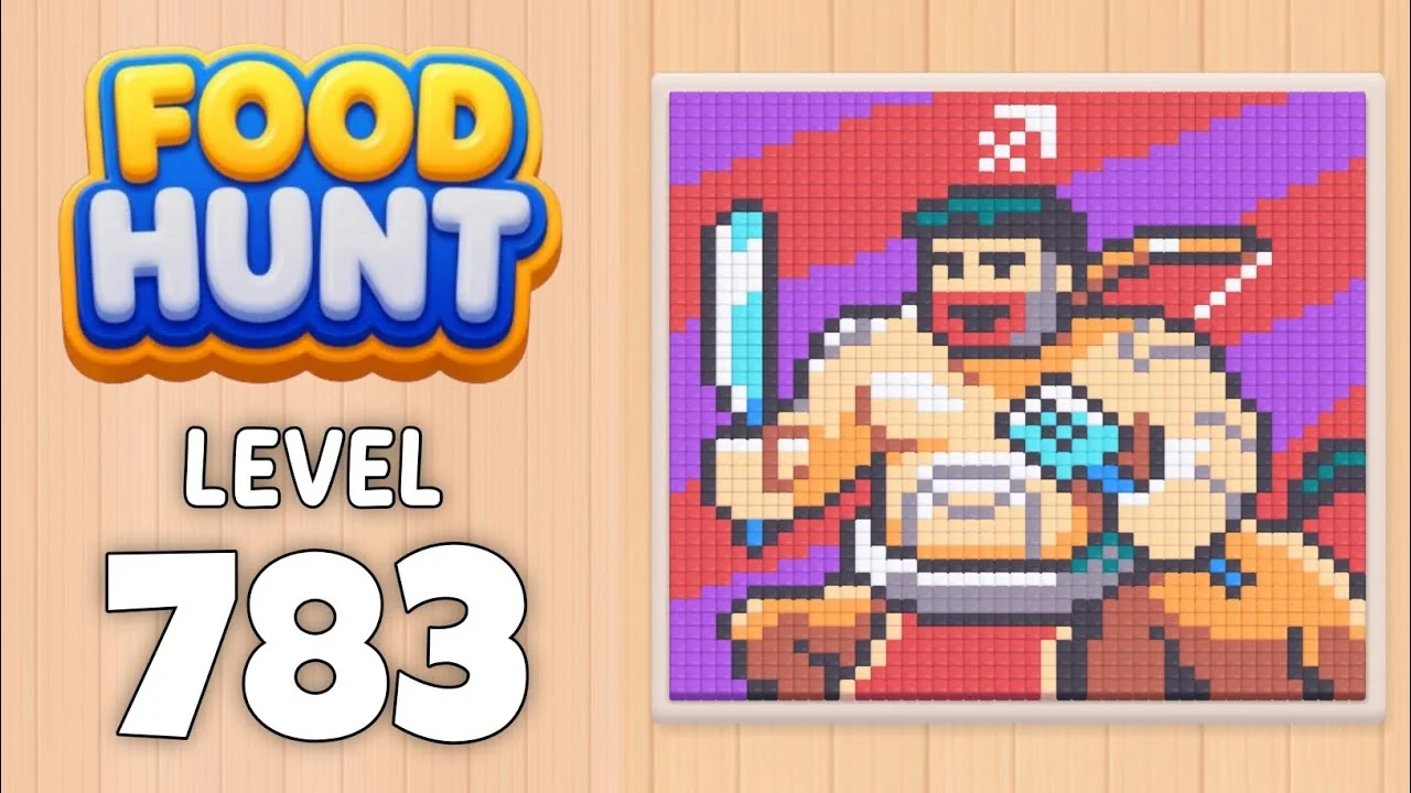 Food Hunt Level 783 board layout